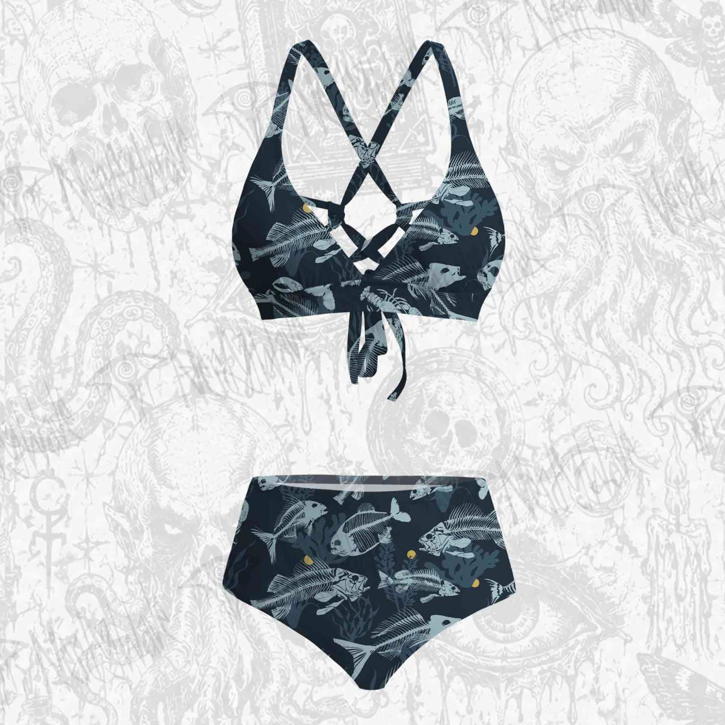 Fish bones Bikini Set