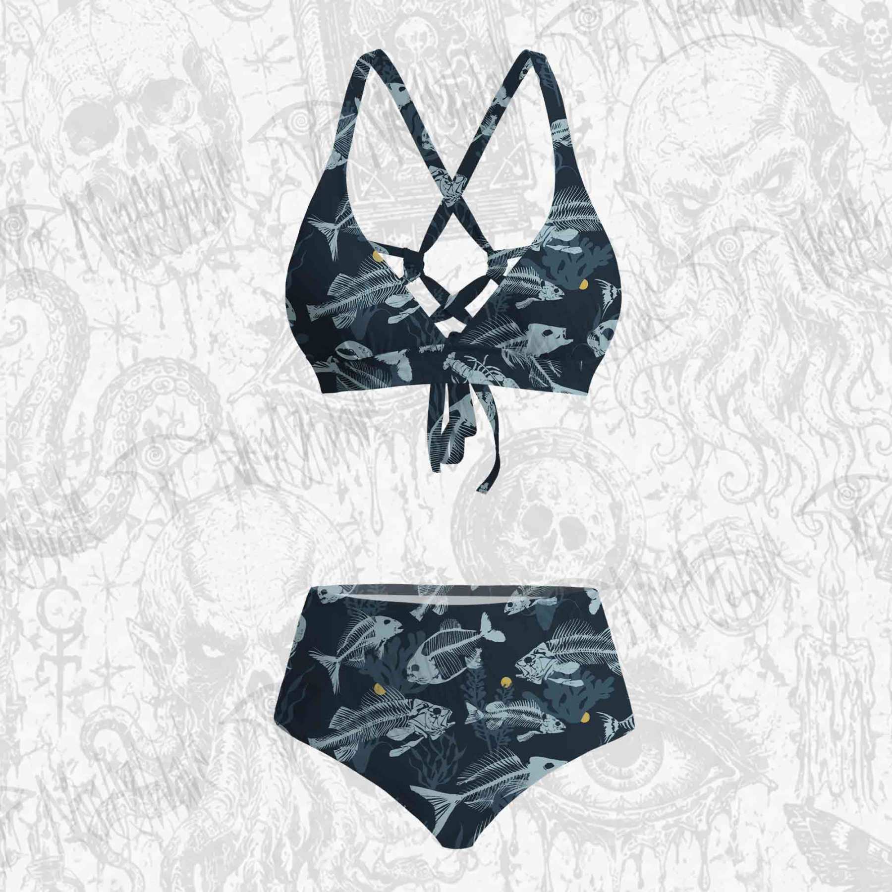 Fish bones Bikini Set