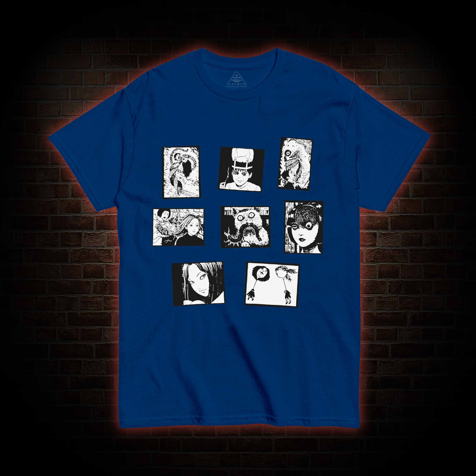 Retro Horror Manga T-shirt