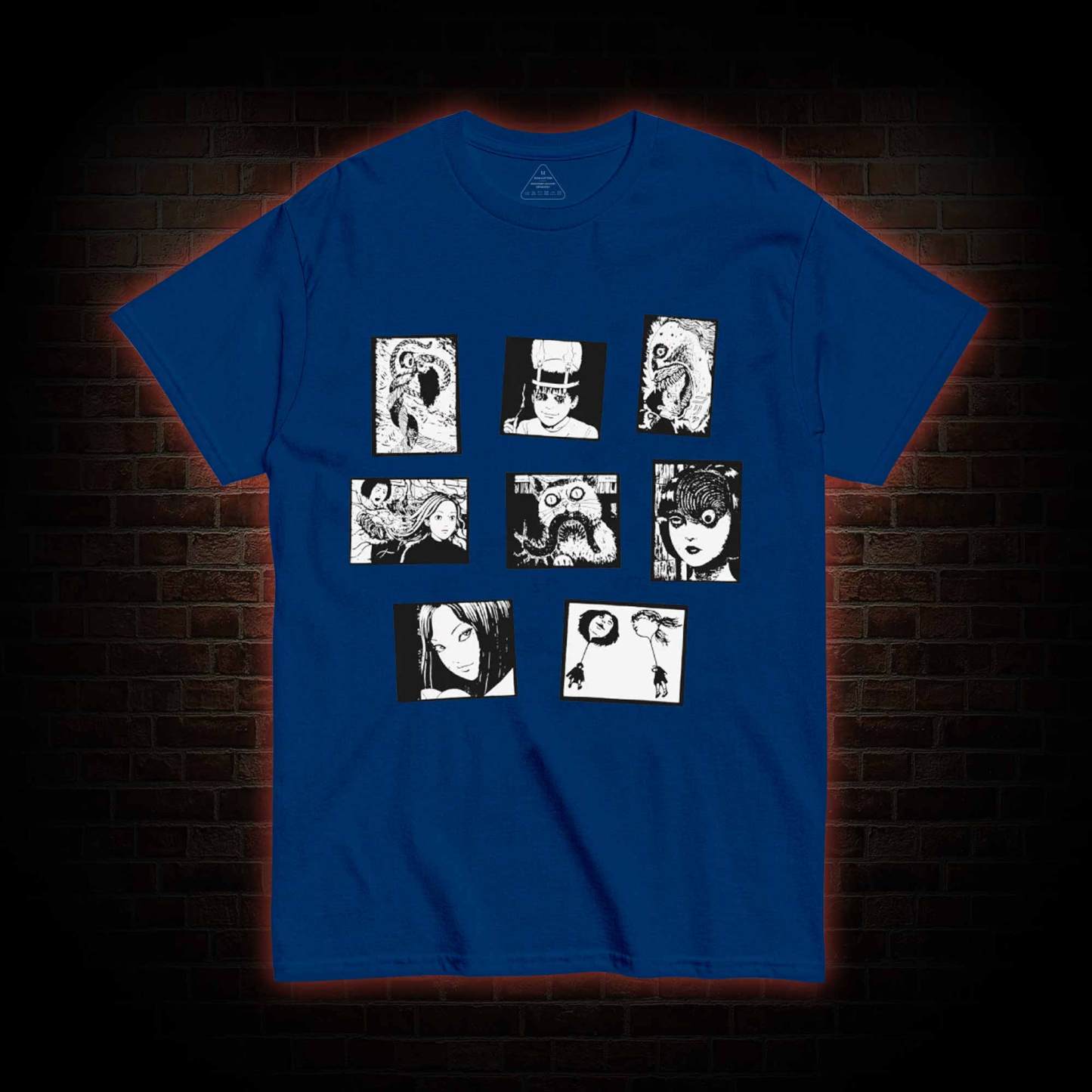 Retro Horror Manga T-shirt