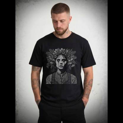 Mystic Hooded Figure T-shirt