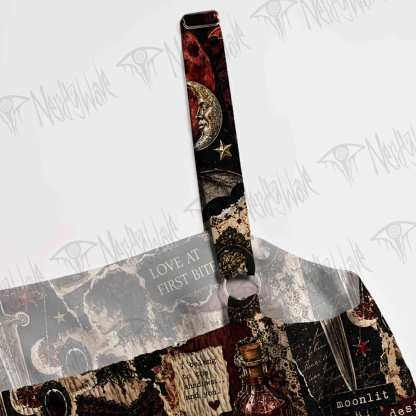 Believe in Vampires Wide Straps Maxi Dress
