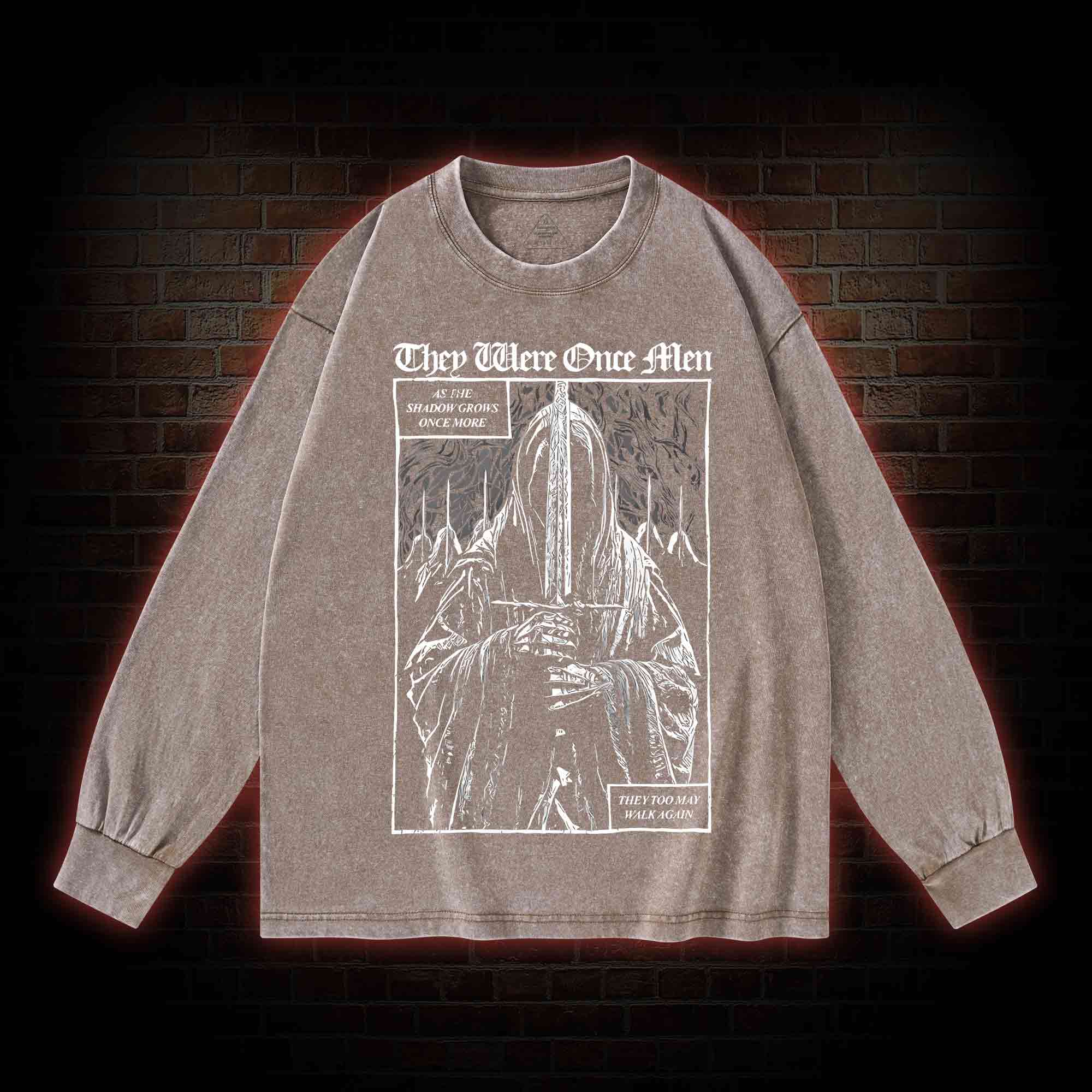 They Were Once Men Washed Long-Sleeve T-shirt