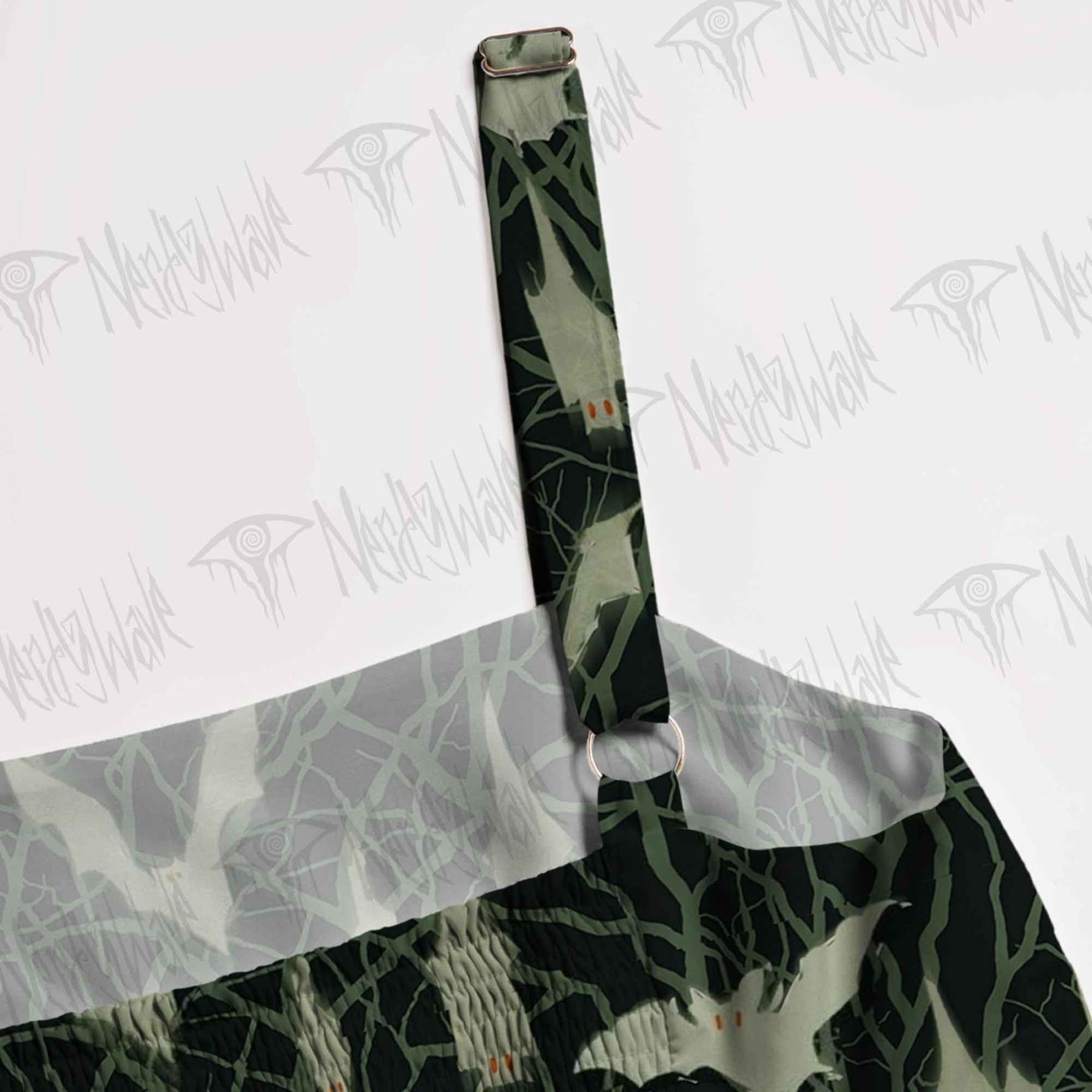 Spirit Bats Wide Straps Maxi Dress