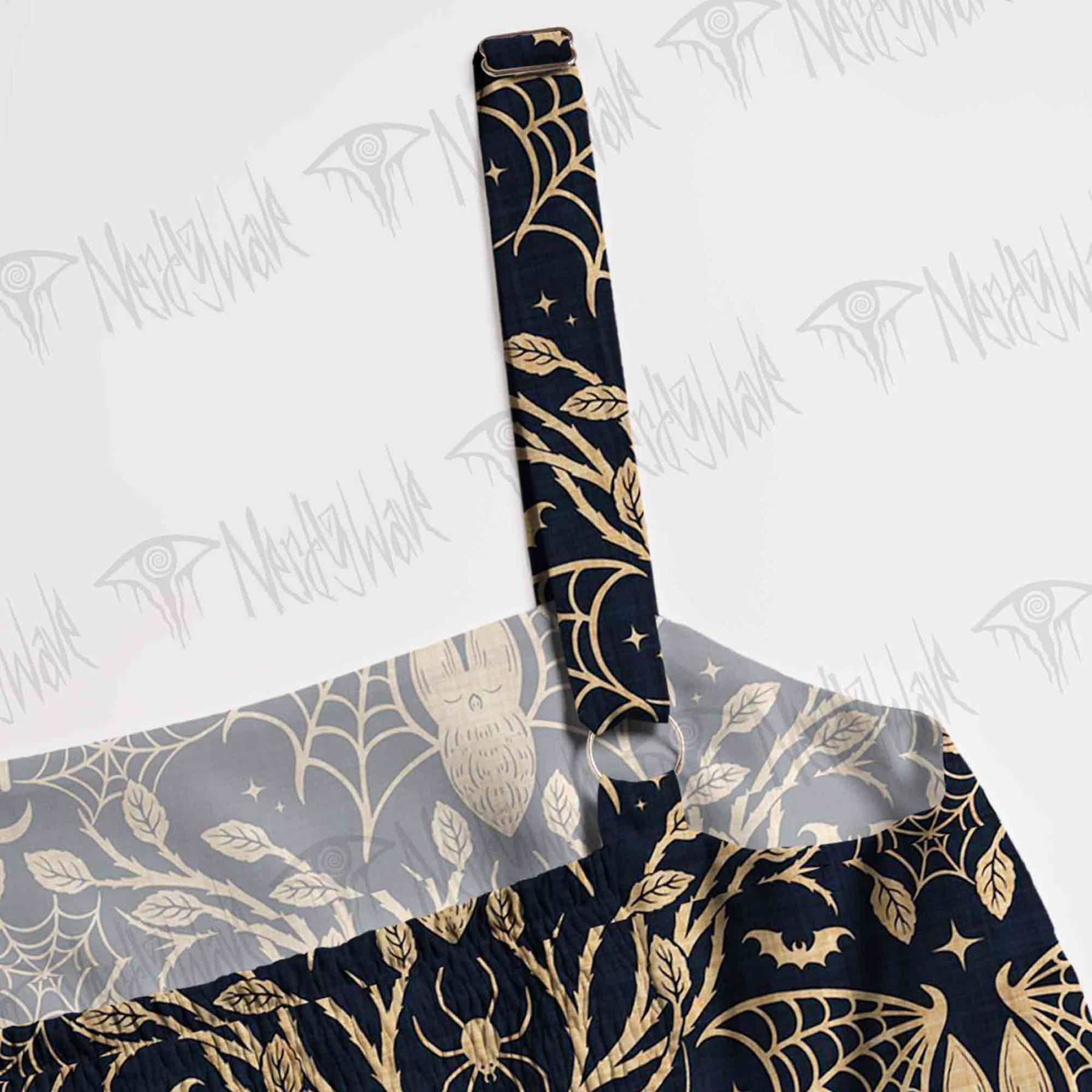 Midnight Manorv Wide Straps Maxi Dress