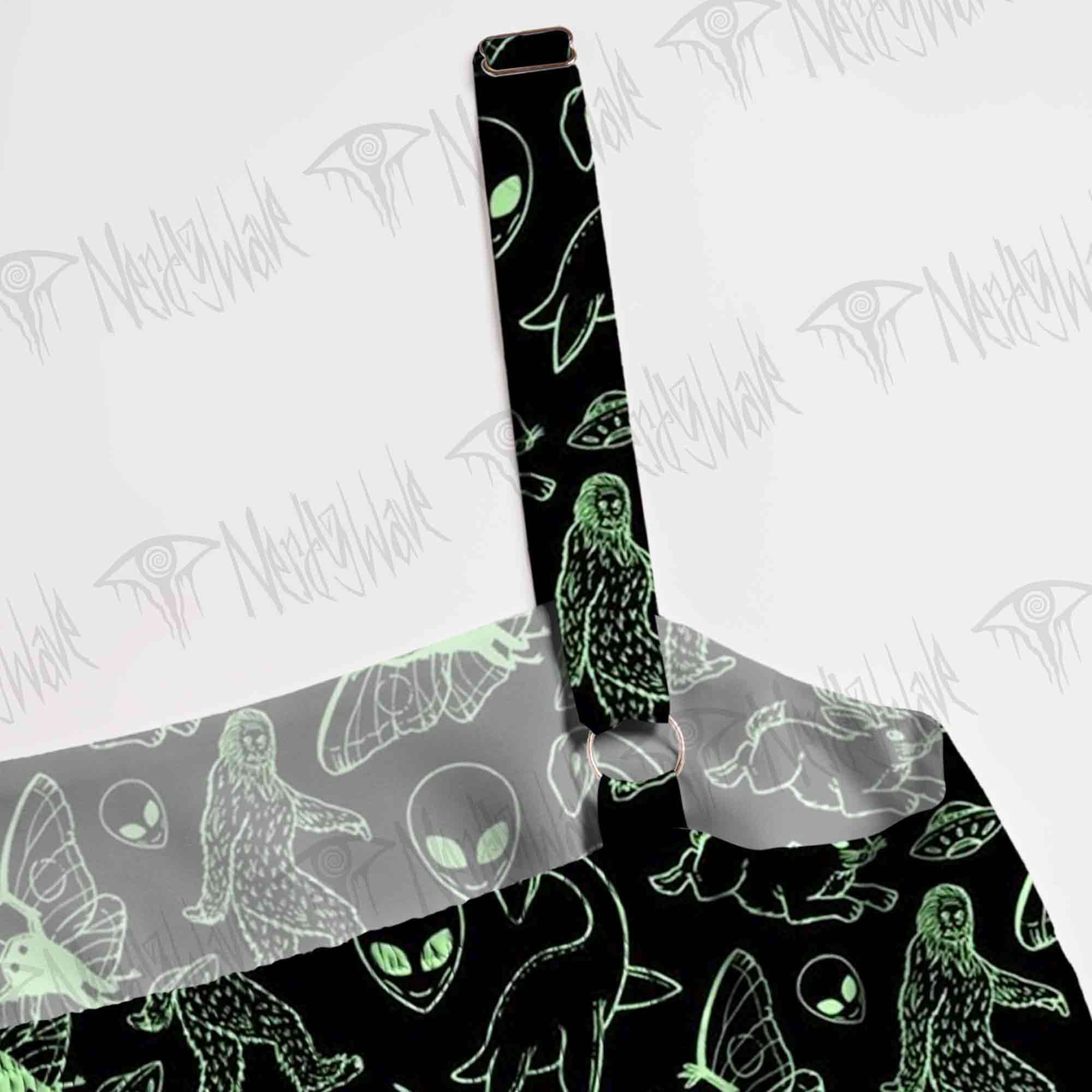 Cryptid Night Wide Straps Maxi Dress