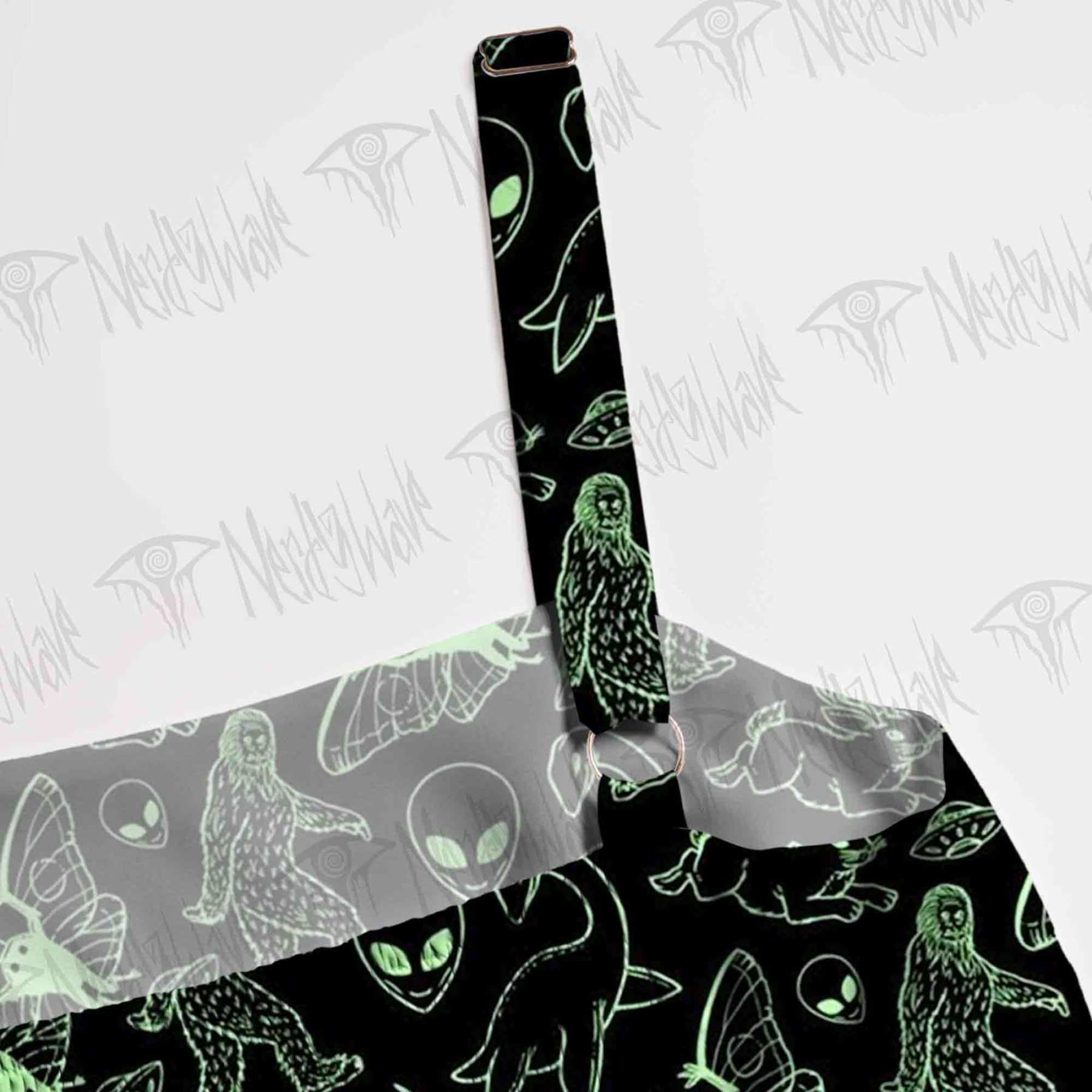 Cryptid Night Wide Straps Maxi Dress