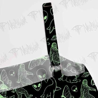 Cryptid Night Wide Straps Maxi Dress