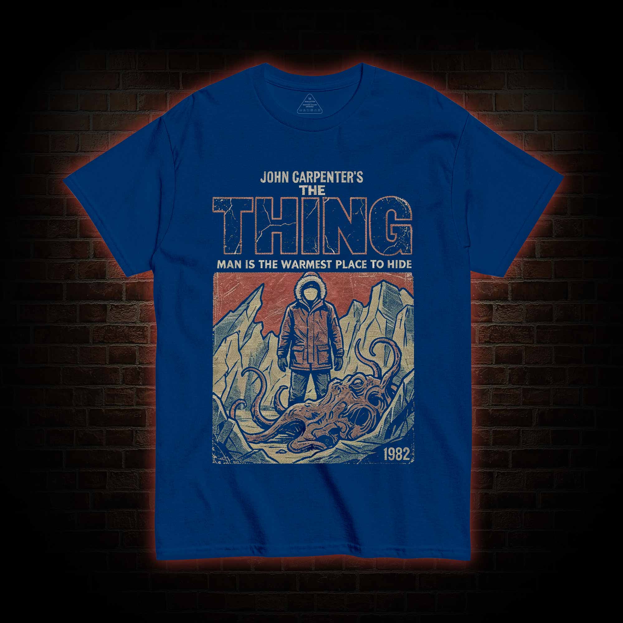 Man is the Warmest Place to Hide T-shirt