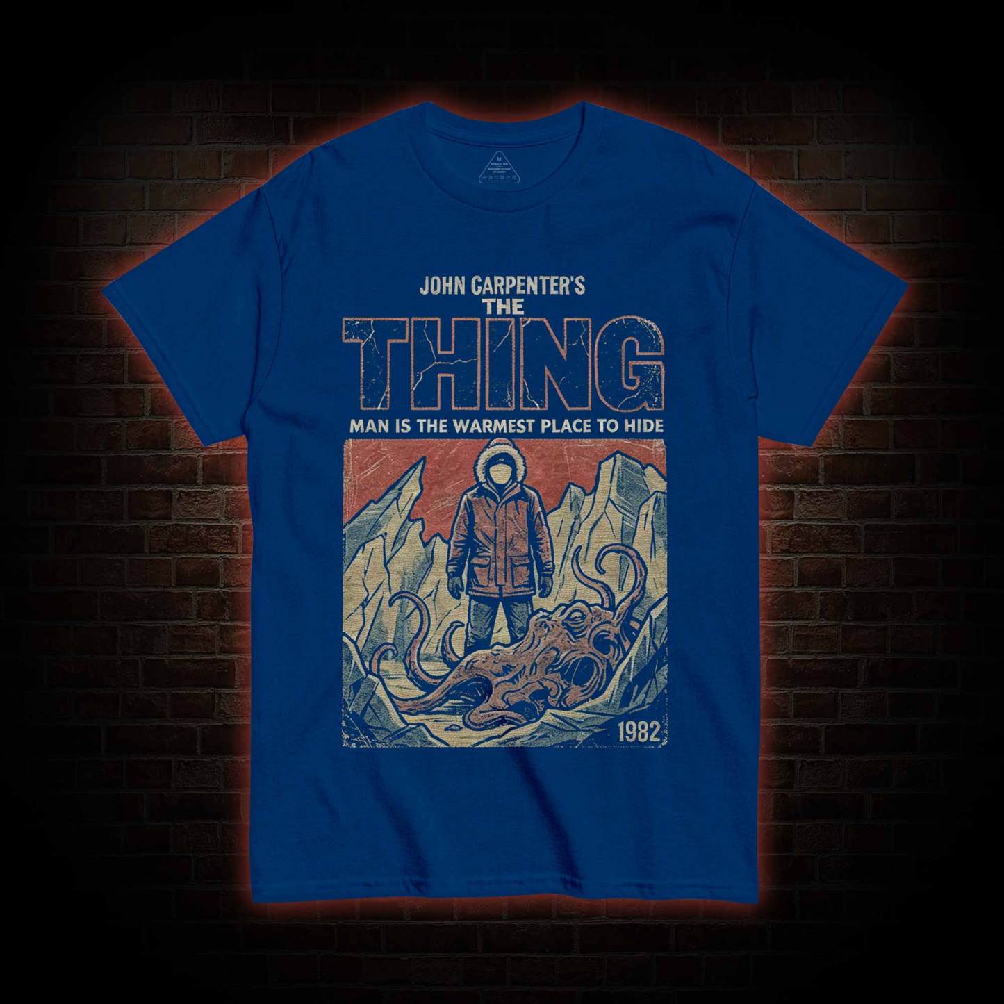 Man is the Warmest Place to Hide T-shirt