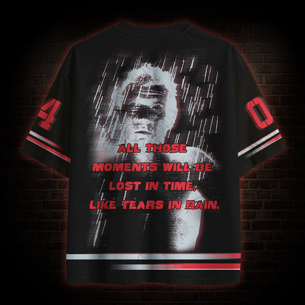 All Those Moments will be Lost in Time Like Tears in Rain Mesh Jersey