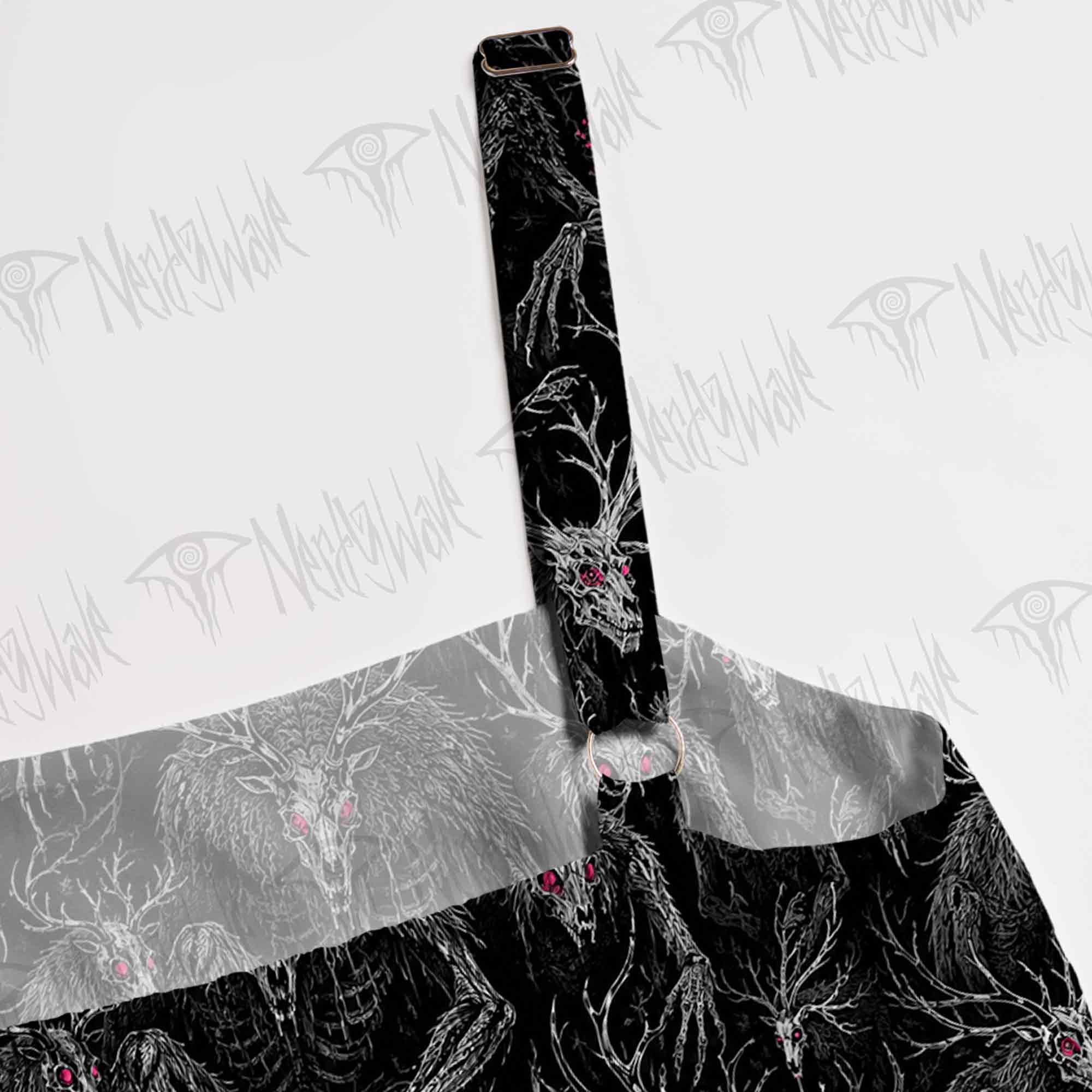 Midnight Wendigo Wide Straps Maxi Dress