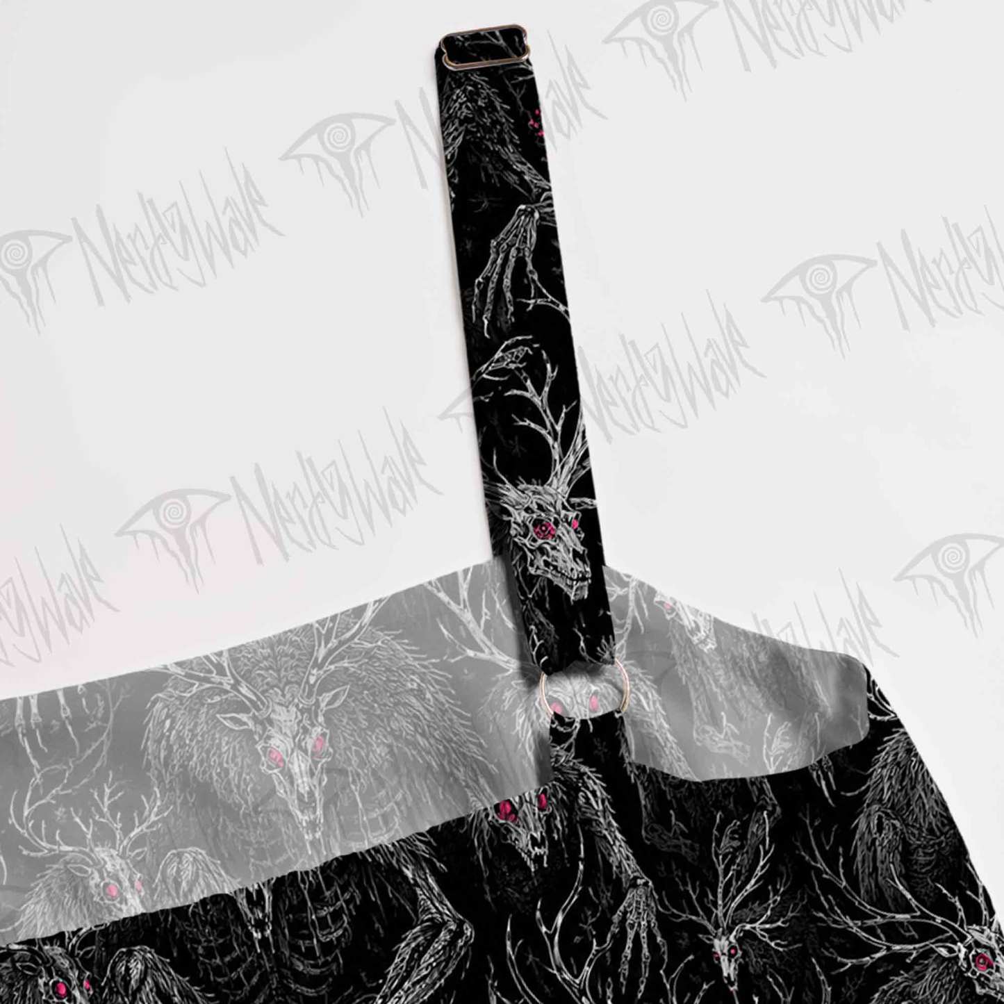 Midnight Wendigo Wide Straps Maxi Dress