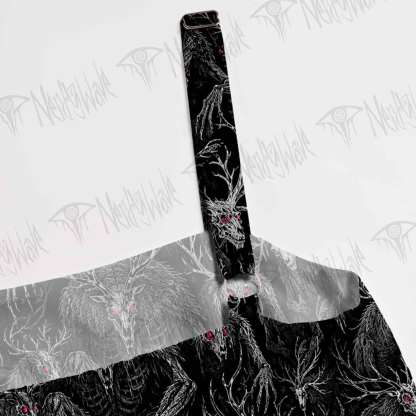 Midnight Wendigo Wide Straps Maxi Dress