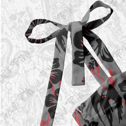 Mothman Tie Shoulder Maxi Dress