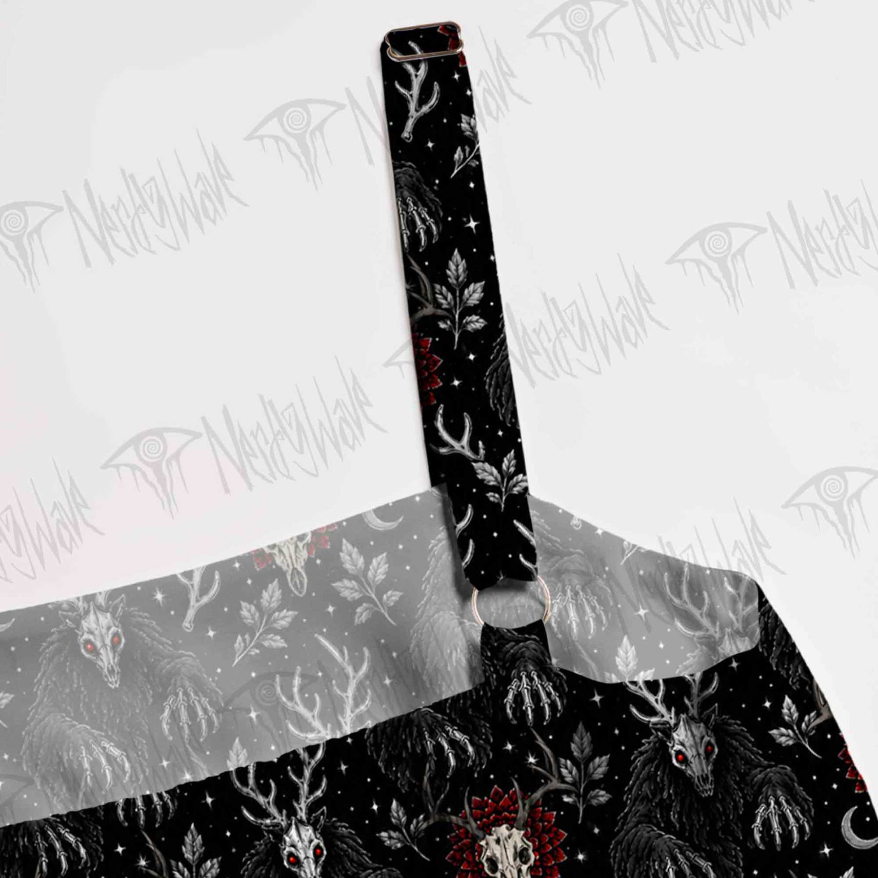Wendigo Skulls Wide Straps Maxi Dress