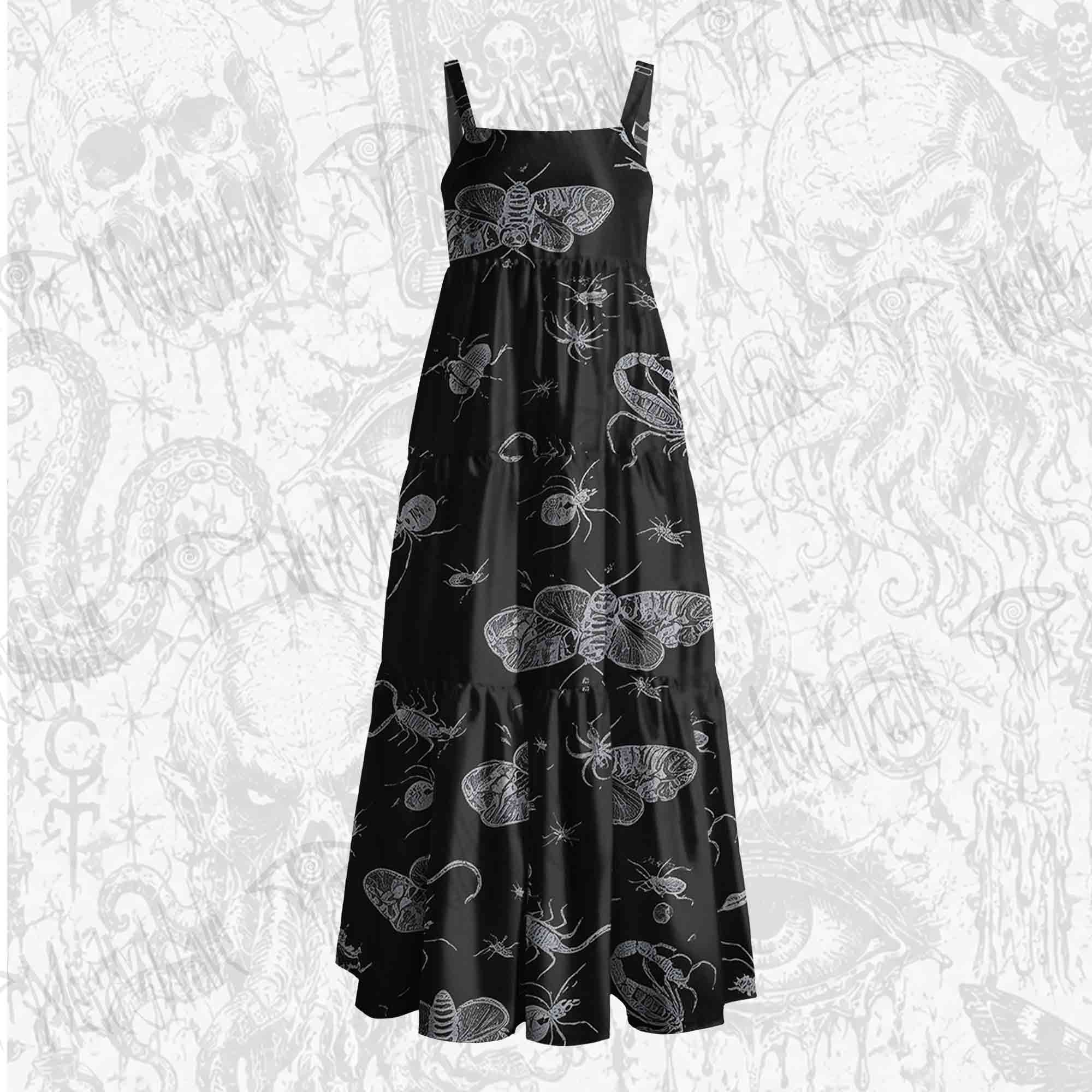 Night Crawlers Wide Straps Maxi Dress