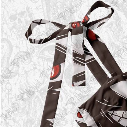 Homunculus Tie Shoulder Maxi Dress