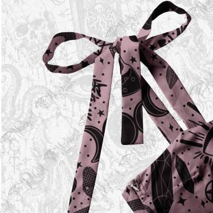 Mystic Whimsy Tie Shoulder Maxi Dress