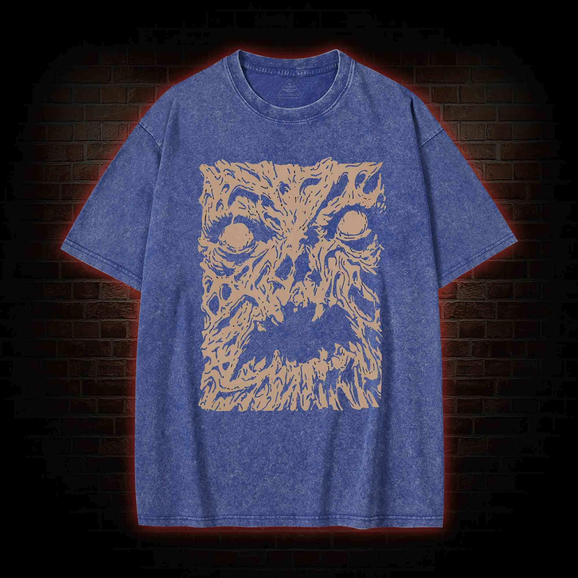 Necronomicon Evil Horror Washed T-shirt