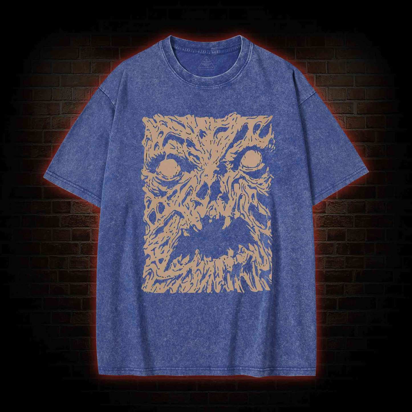 Necronomicon Evil Horror Washed T-shirt