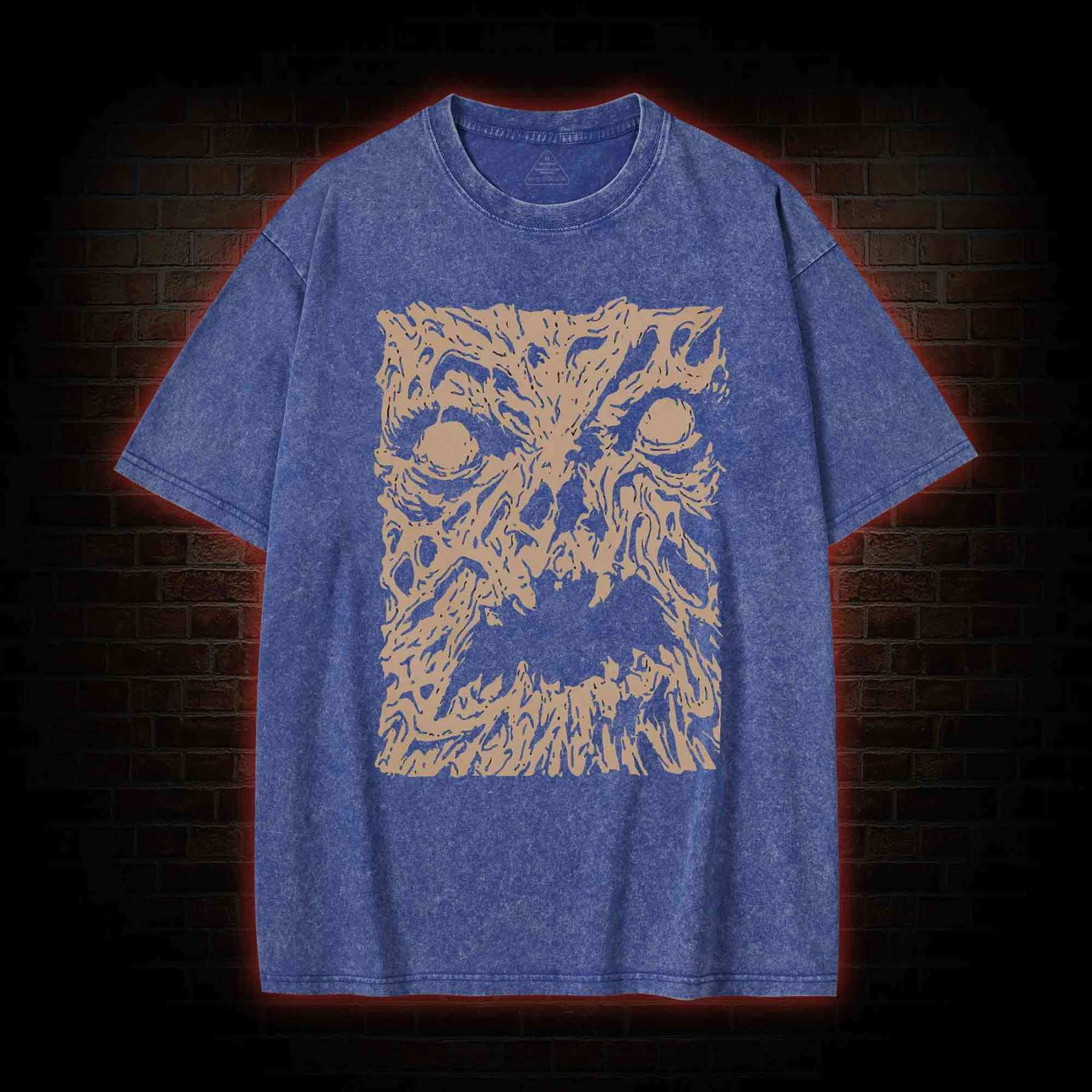 Necronomicon Evil Horror Washed T-shirt