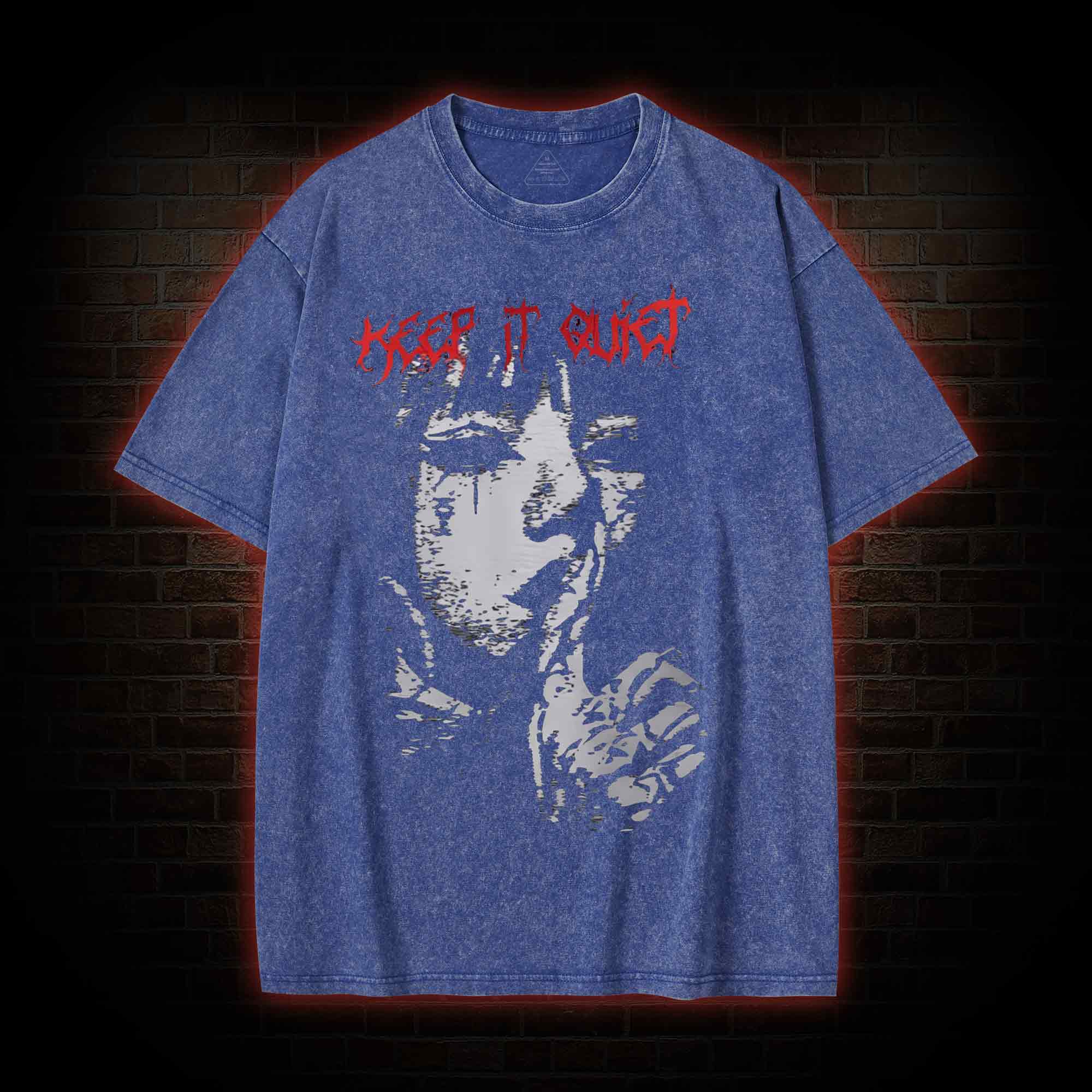 Keep it Quiet Washed T-shirt