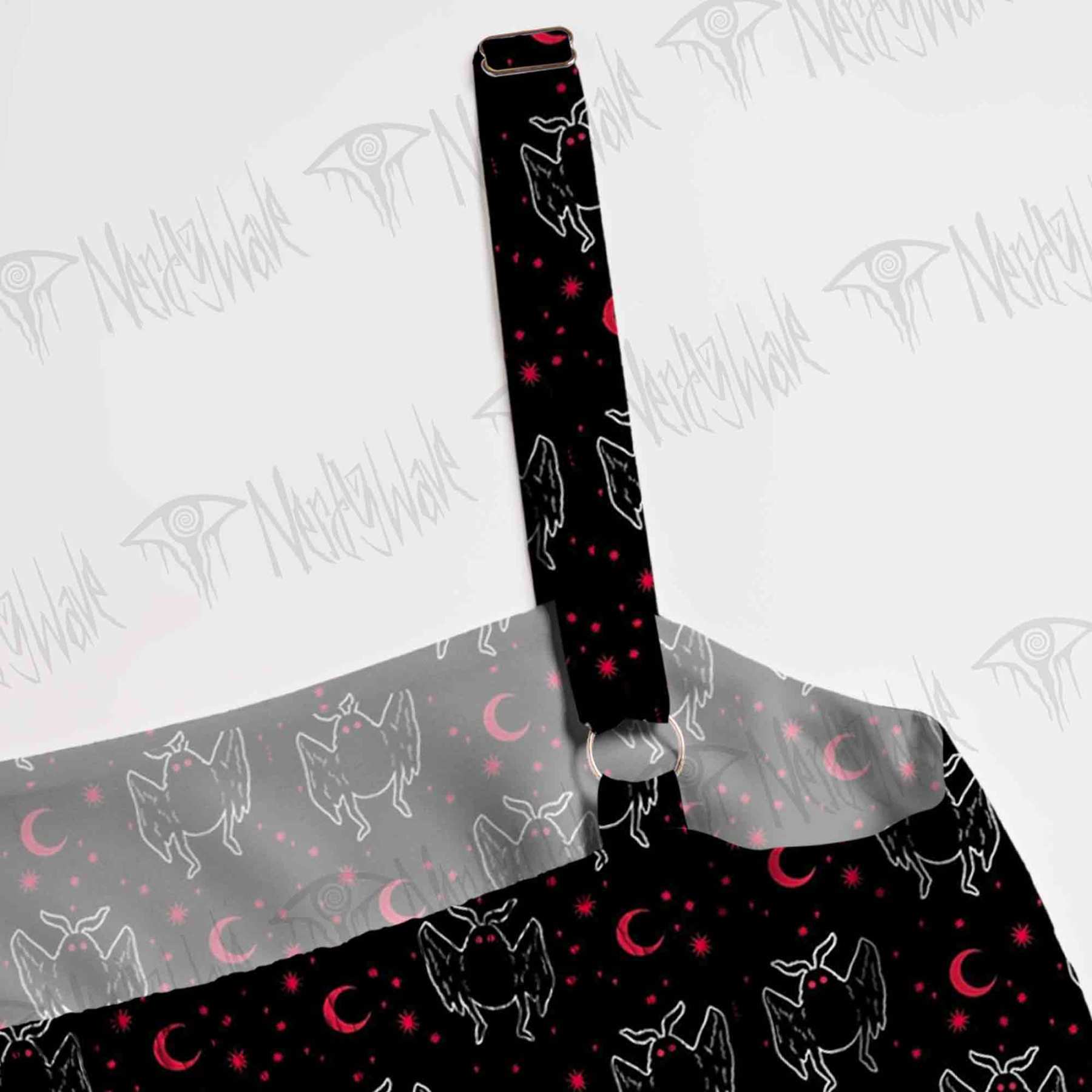 Mothman Night Wide Straps Maxi Dress