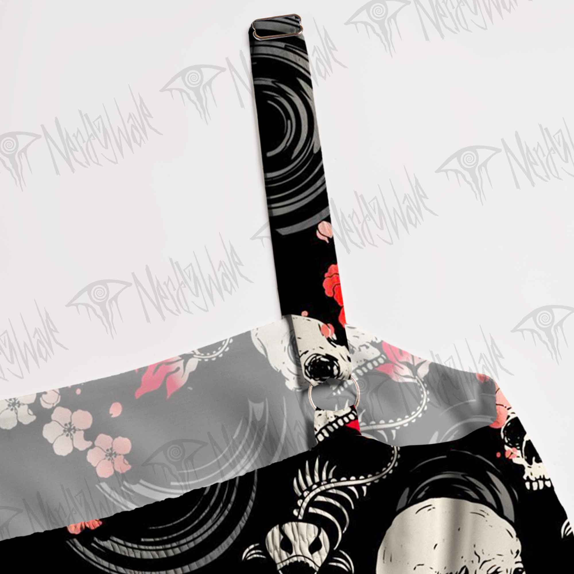 Goldfish and Cherry Blossoms Wide Straps Maxi Dress