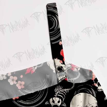 Goldfish and Cherry Blossoms Wide Straps Maxi Dress