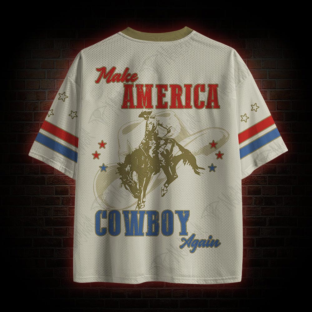 America Needs Cowboys Mesh Jersey