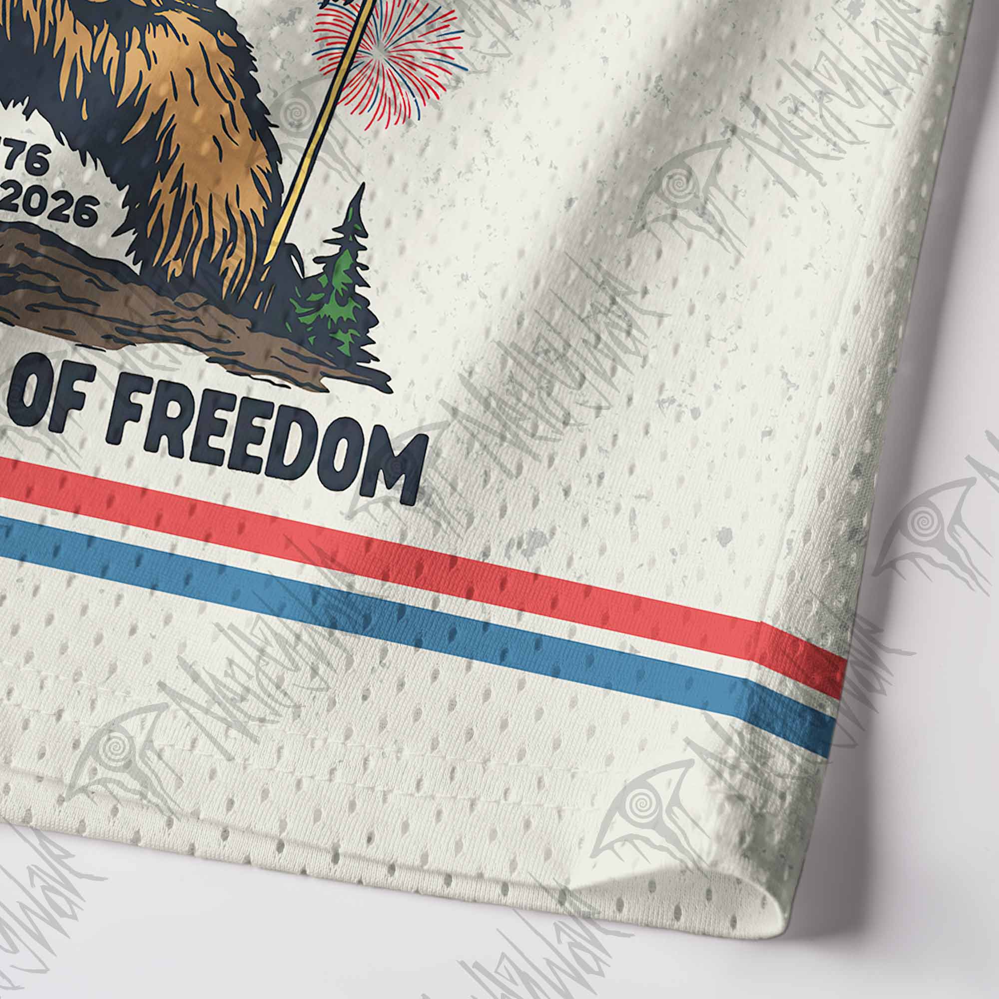 Bigfoot Believes in Freedom Mesh Jersey Tank Top
