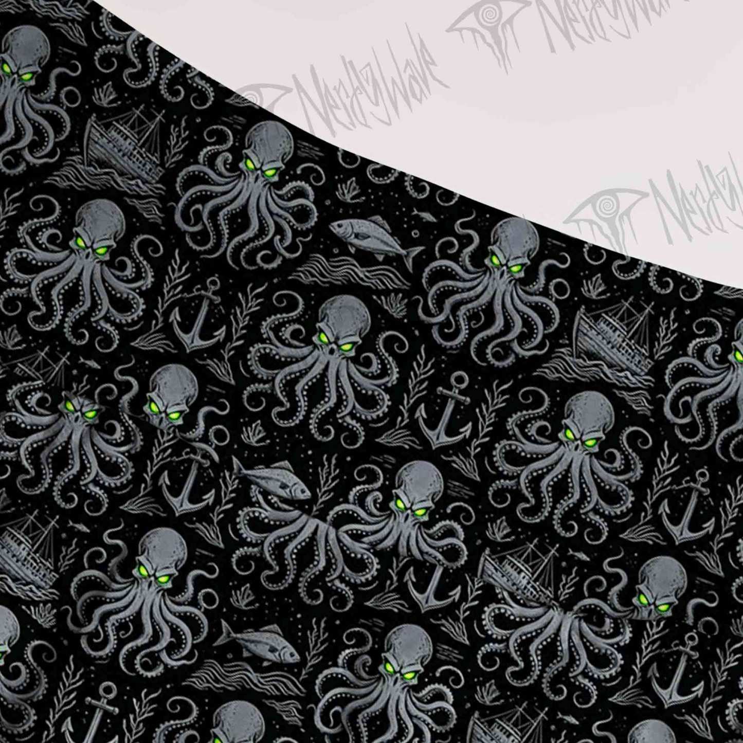 Neon Kraken Cake Tiered Skirt