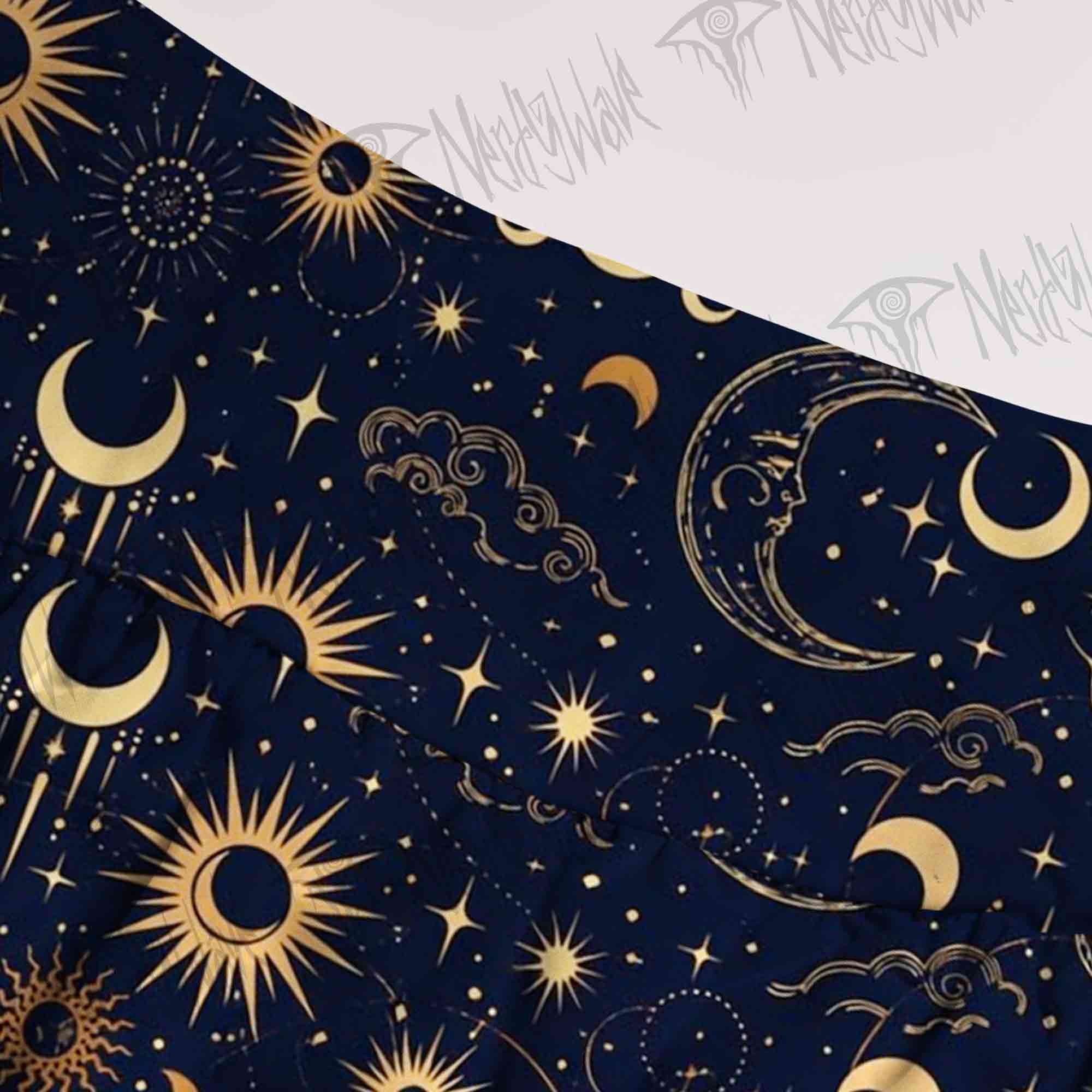 Celestial Aesthetic Cake Tiered Skirt