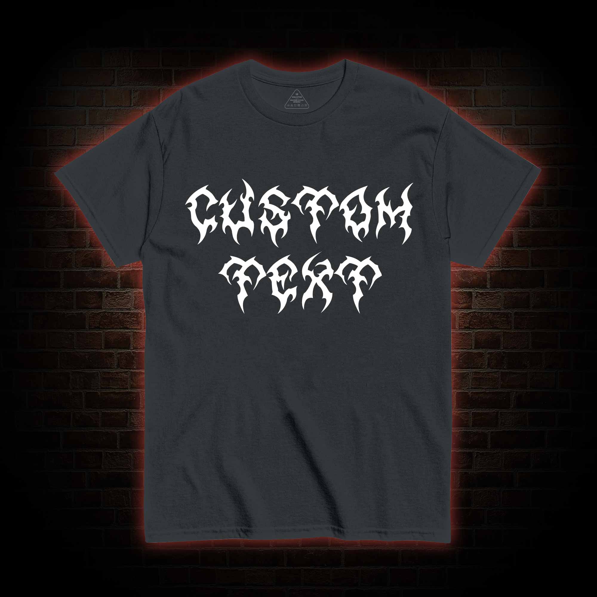 Personalized Style Custom Text T-shirt