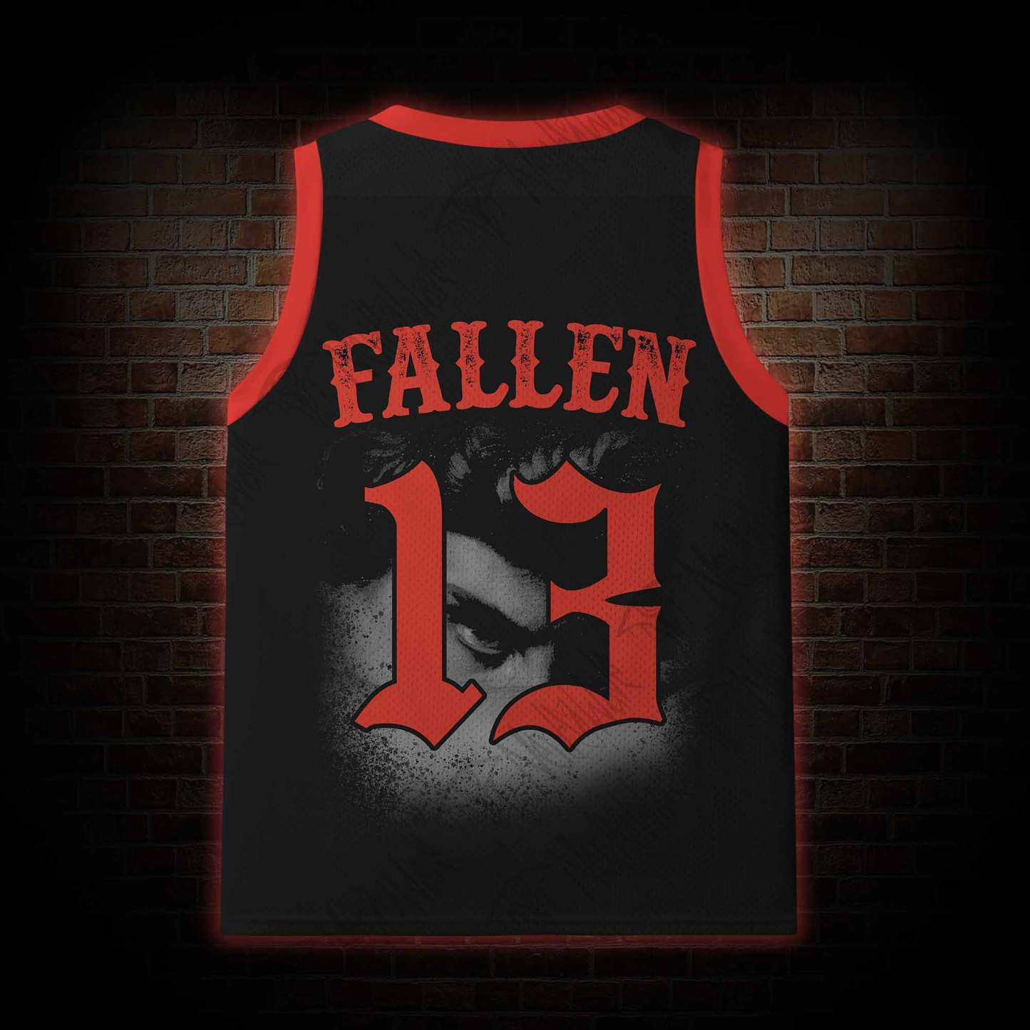Lucifer Evil Mesh Jersey Tank Top
