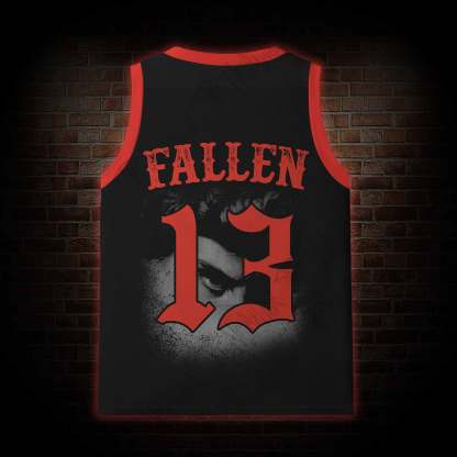Lucifer Evil Mesh Jersey Tank Top