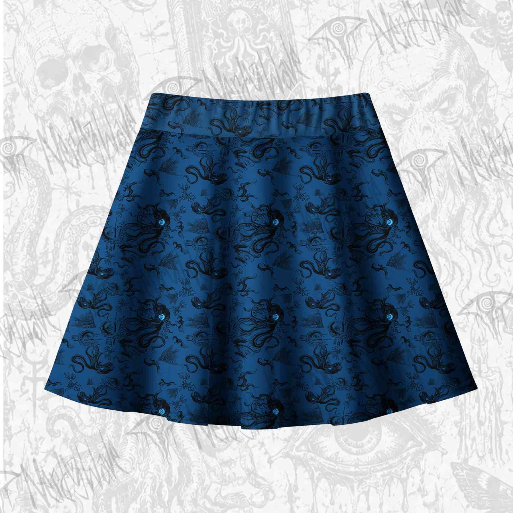 Deep Sea Monster Skateboard Skirts