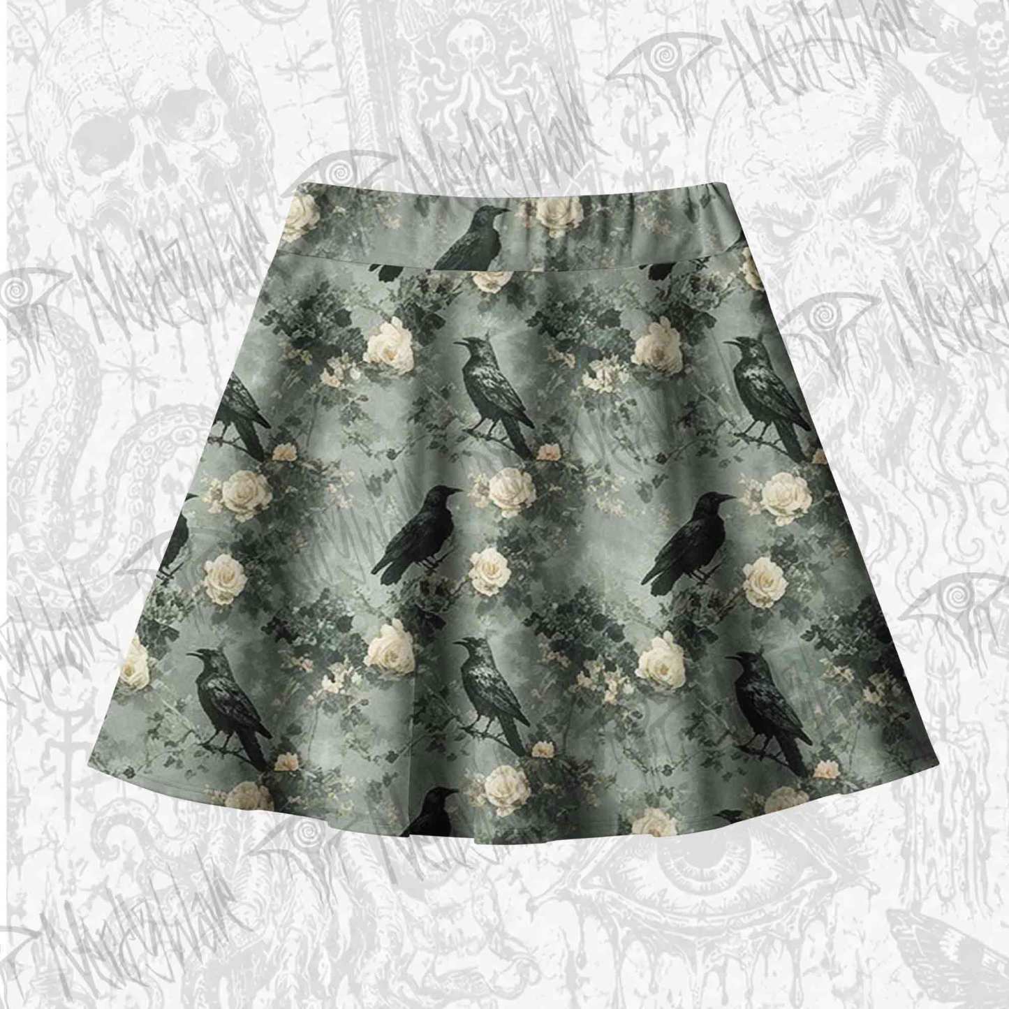 Raven's Requiem Skateboard Skirts
