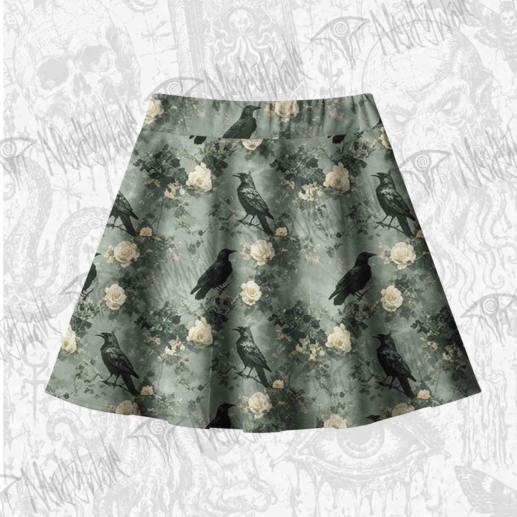 Raven's Requiem Skateboard Skirts