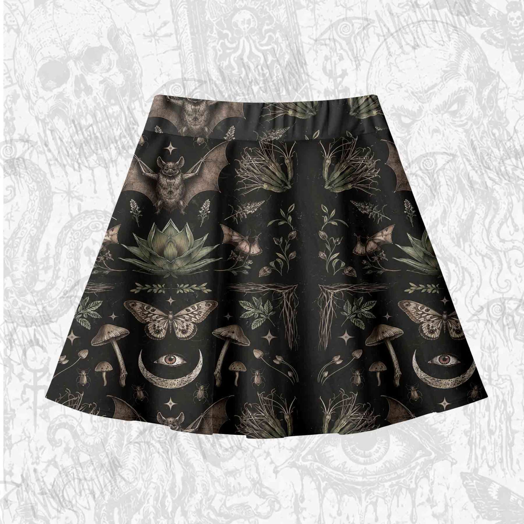 The Dark Moon Skateboard Skirts