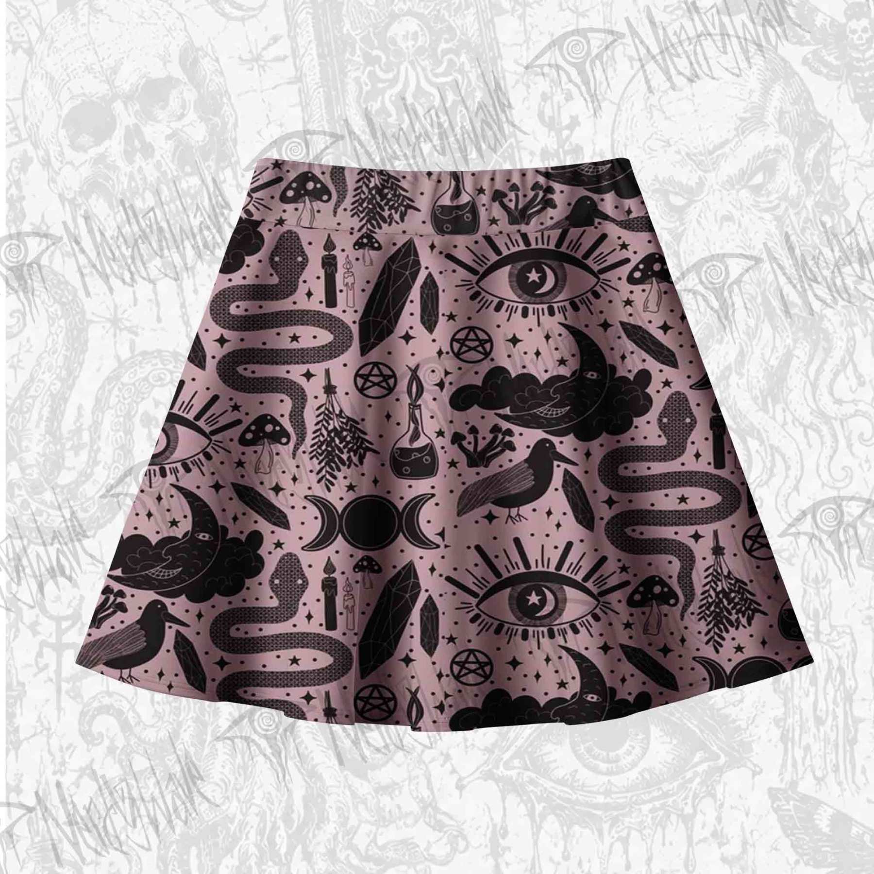 Mystic Whimsy Skateboard Skirts