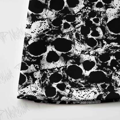 Horror Skull Skateboard Skirts