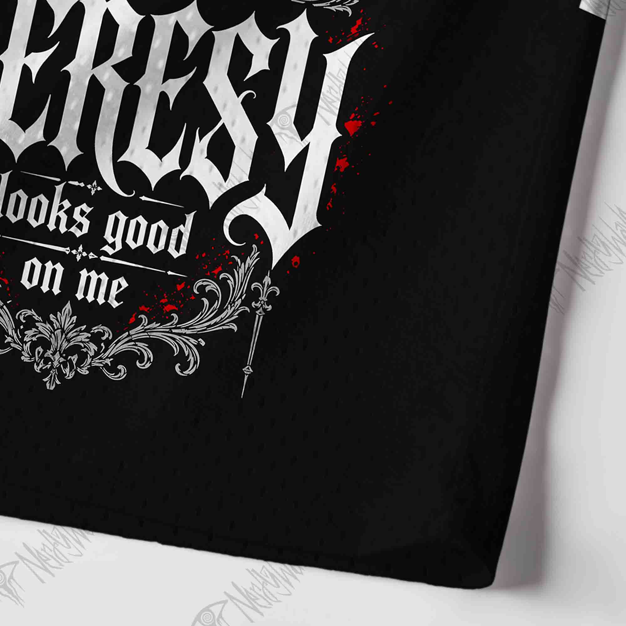 Heresy Looks Good on Me  Mesh Jersey Tank Top