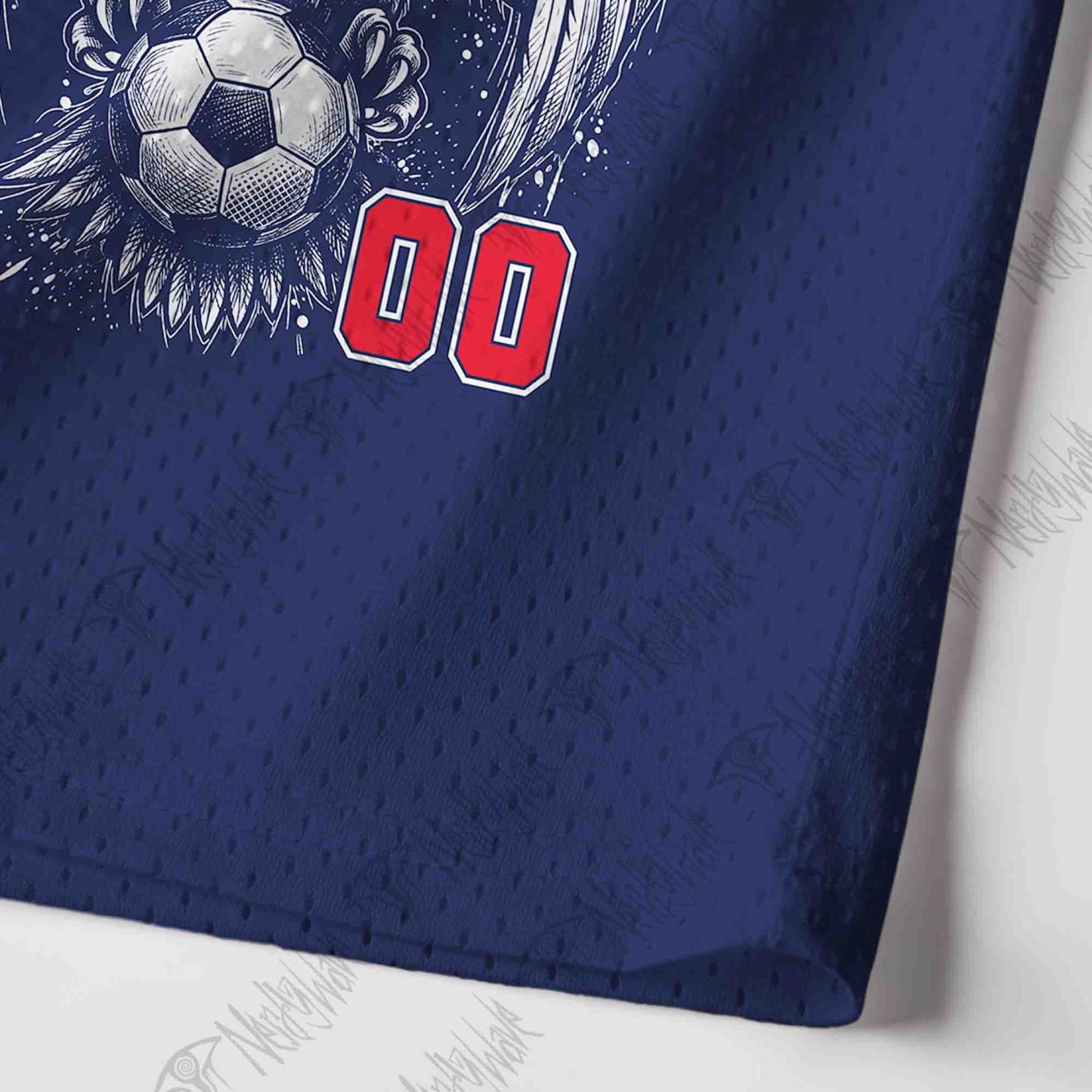 Personalized Bald Eagle Football Mesh Jersey Tank Top