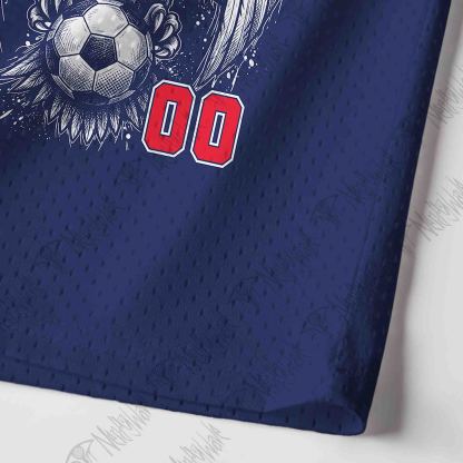 Personalized Bald Eagle Football Mesh Jersey Tank Top
