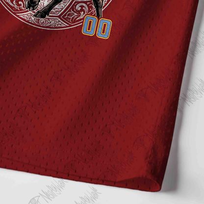 Personalized Bald Eagle Football Mesh Jersey Tank Top