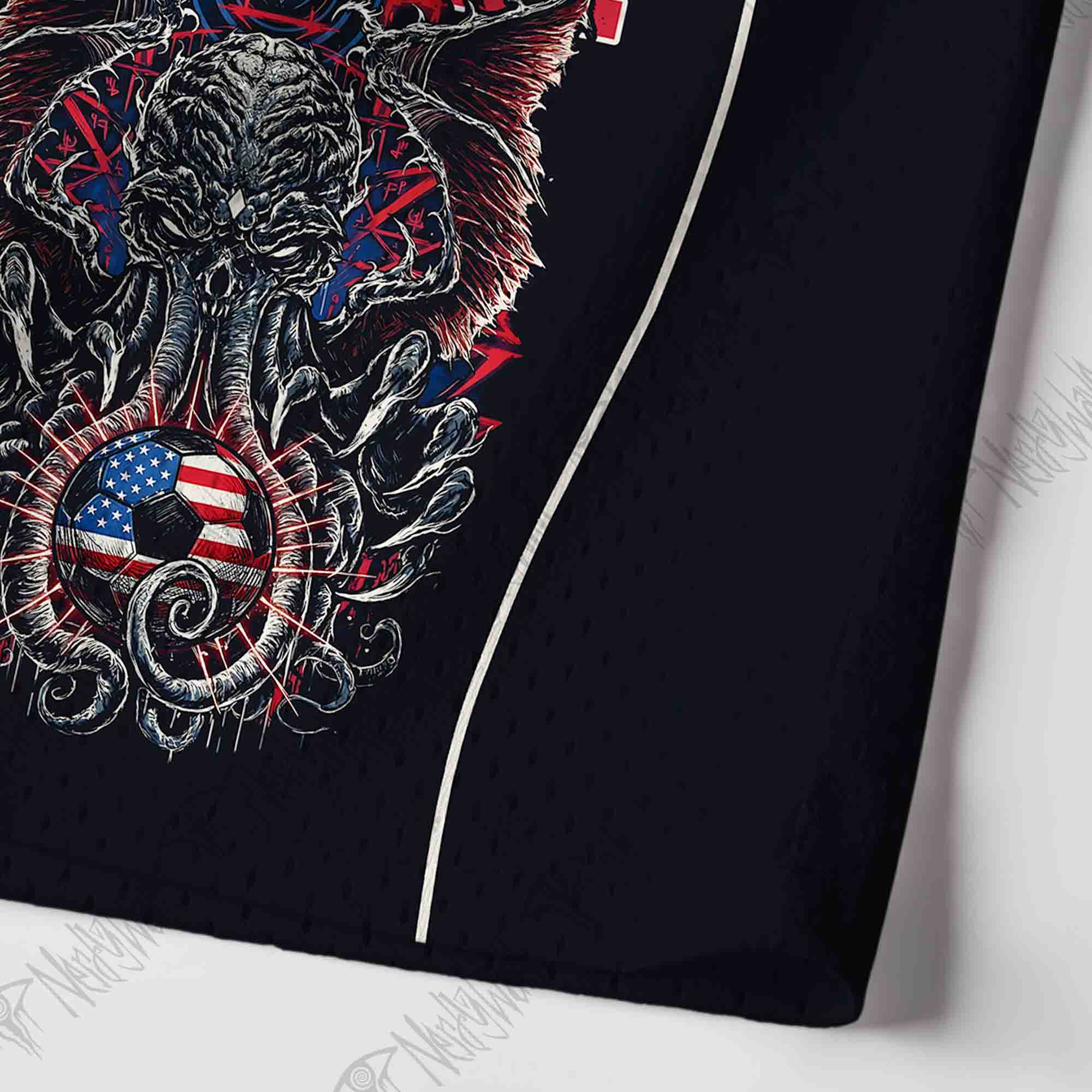 Personalized Bald Eagle Football Mesh Jersey Tank Top