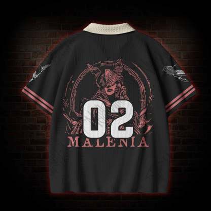 True Horror Crochet Knit Polo Shirt