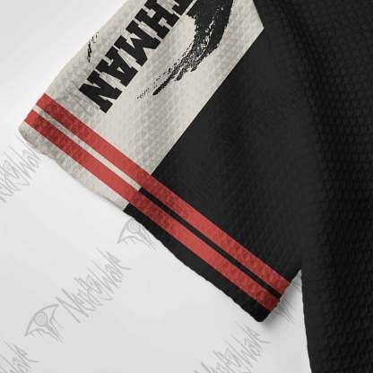 Mothman Legend Crochet Knit Polo Shirt